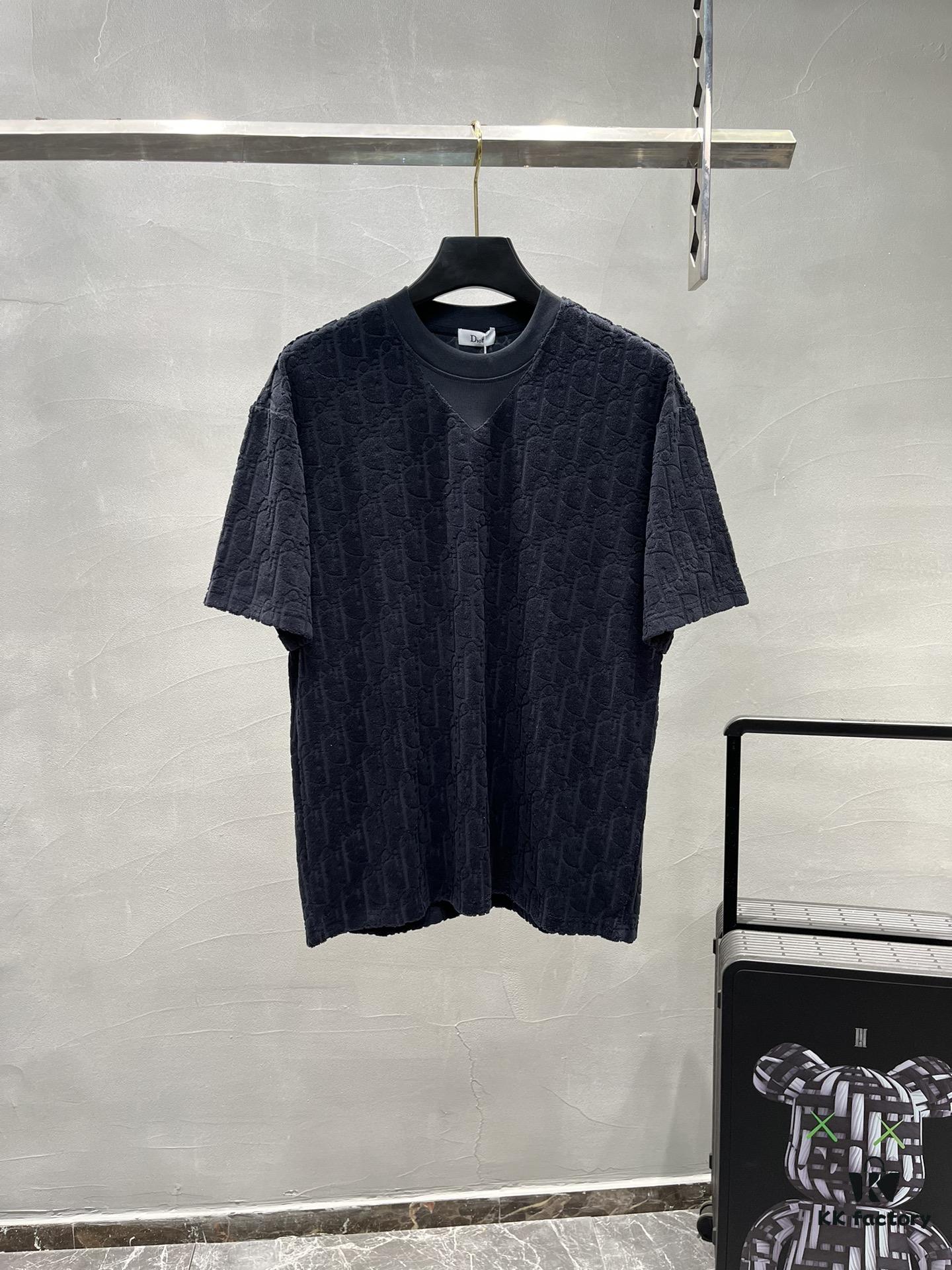6931a08cccd8ab3d7af945e6 Dior 25s New Arrival Original Order T-Shirt, Custom Terry Fabric with Letter Jacquard, Classic Short-Sleeve Dior Fashion Style, Solid Color Design, Stylish and Versatile, Three Labels Complete
