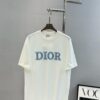 6931a08dccd8ab3d7af945f0 Dior 25s Streetwear T-Shirt, Unisex Design, Minimalist Style with 3D Embroidered Logo, Premium 260g Cotton Fabric, Black and White Options