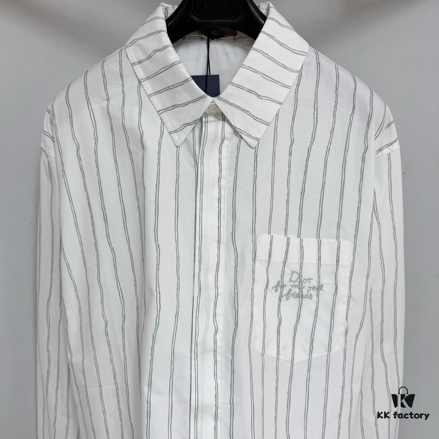 6931a08eccd8ab3d7af945fa Dior 25ss New Arrival Shirt Combines Modern Elegance with Traditional Aesthetics