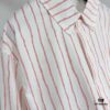 6931a08fccd8ab3d7af94604 Dior 25ss New Arrival Shirt Combines Modern Elegance with Traditional Aesthetics. Crafted from White Cotton Poplin, Featuring Pink Stripe Pattern and the 'Dior For My Real Friends' Logo from the DIOR AND HYLTON NEL Collaboration Series. Includes a Patch Pocket on the Chest and Hidden Button Closure for a Refined Look. Ideal for Everyday Wear.