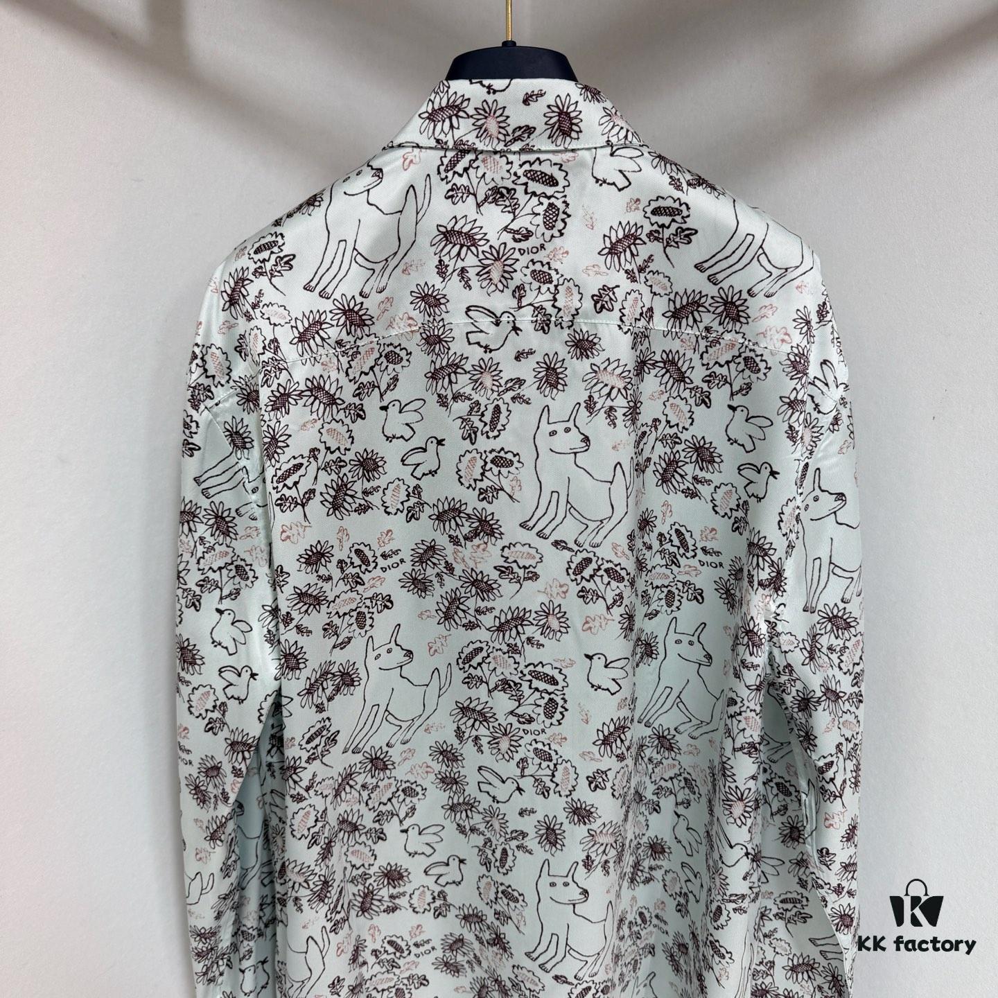 6931a08fccd8ab3d7af9460c Dior x Hylton Nel 25SS Limited Edition Silk Shirt