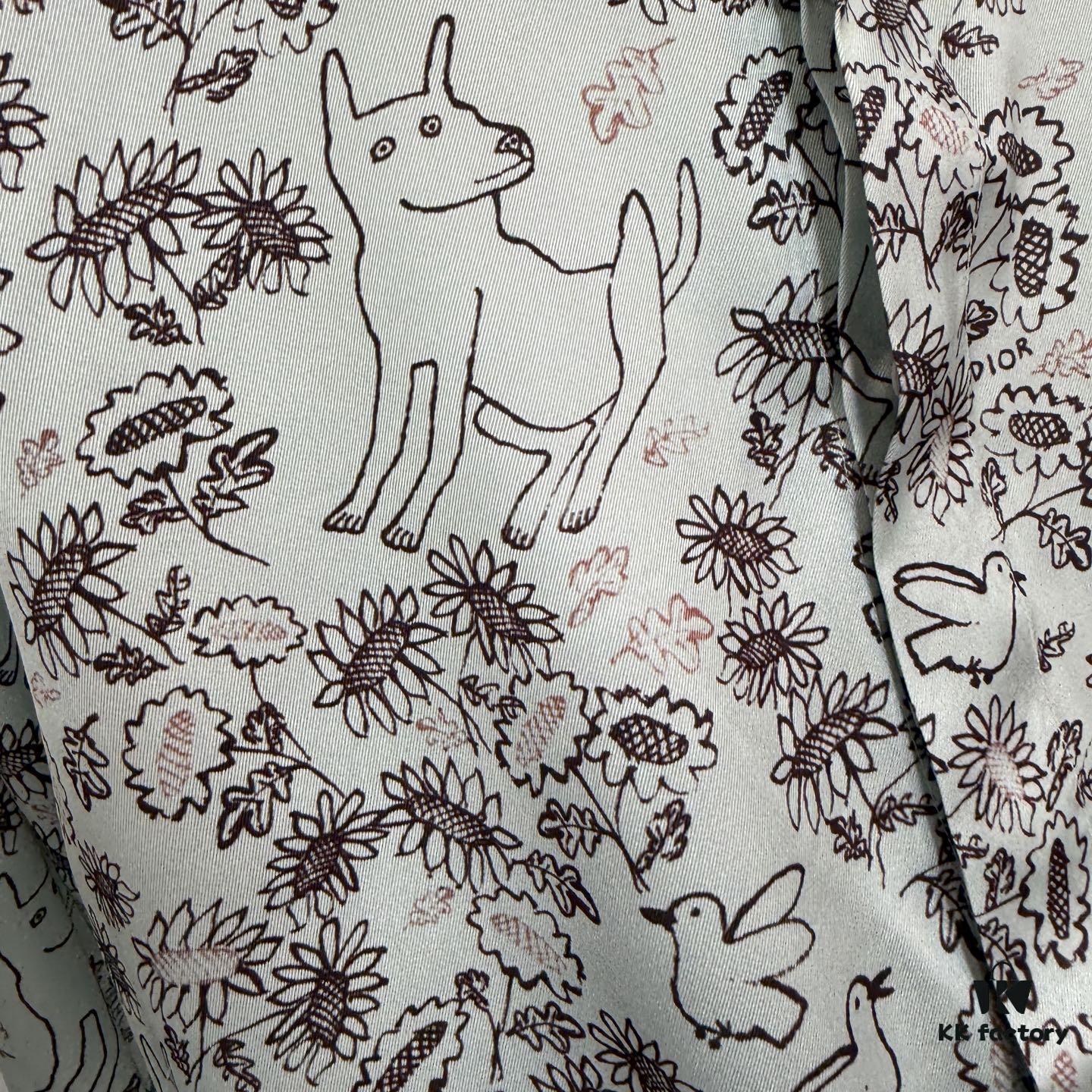 6931a08fccd8ab3d7af9460d Dior x Hylton Nel 25SS Limited Edition Silk Shirt