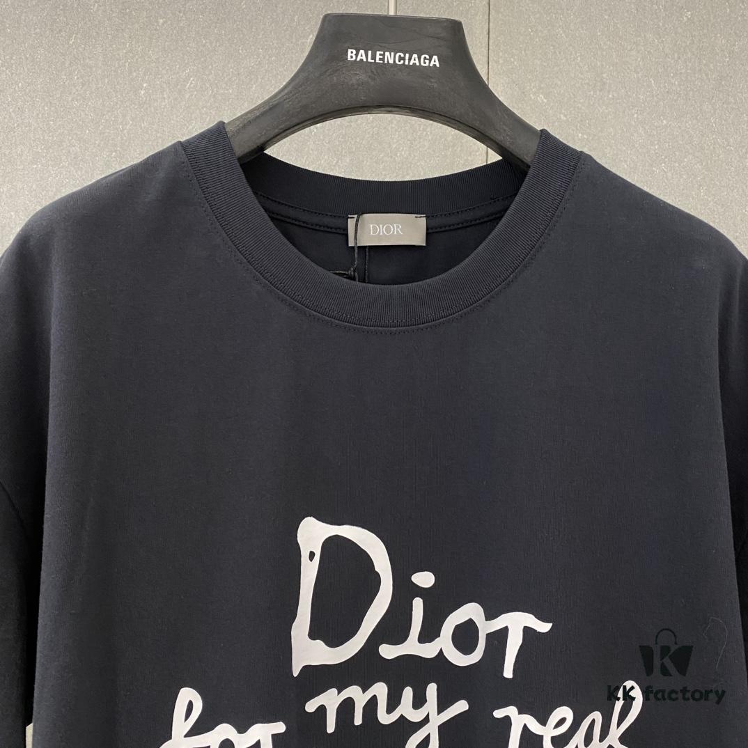 Dio 25 Spring/Summer New Arrival Letter Print Short Sleeve Unisex T-Shirt