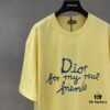 Dio 2025 Spring and Summer New Arrival Letter Print Short Sleeve Unisex T-Shirt