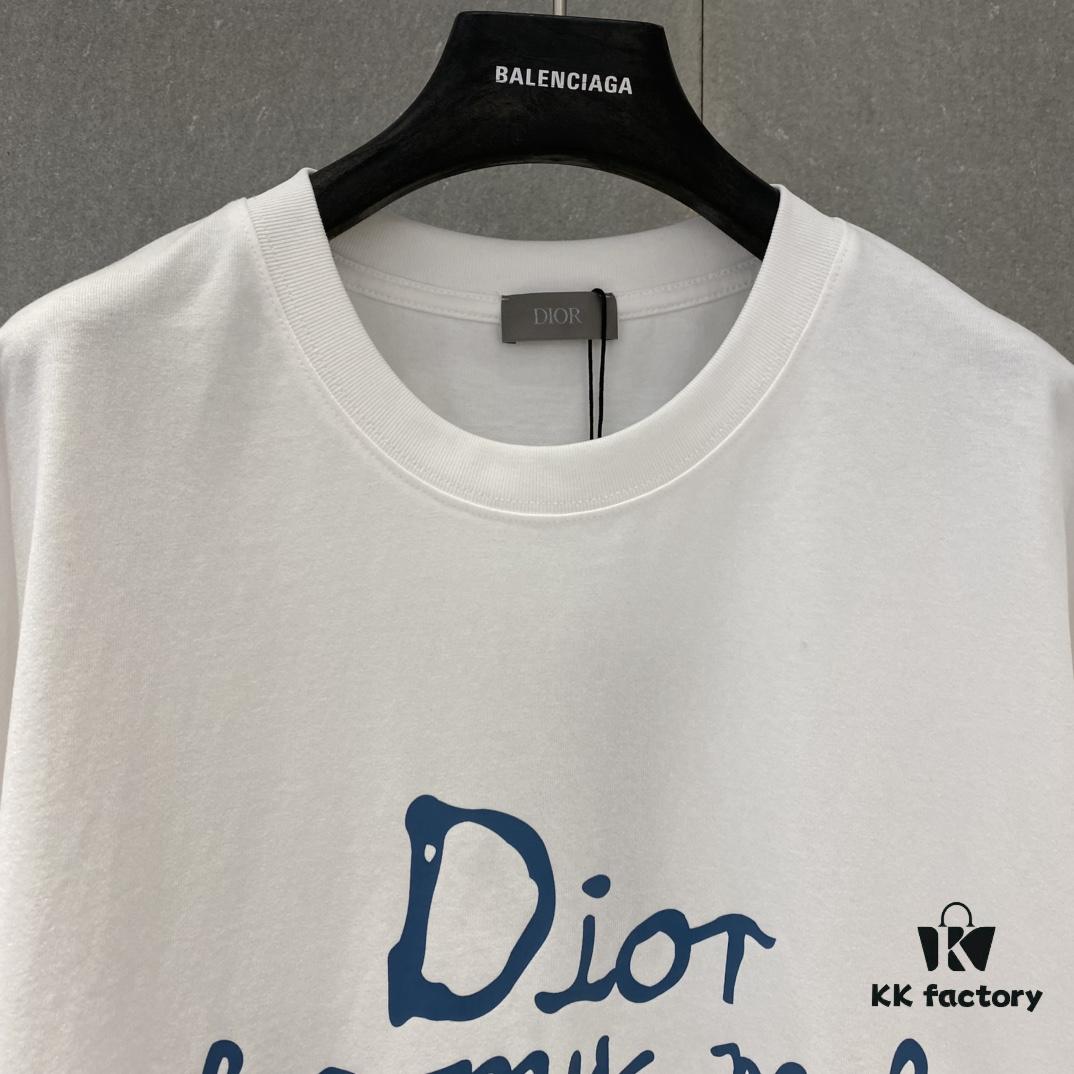 Dio 25 Spring/Summer New Arrival Letter Print Short Sleeve Unisex T-Shirt