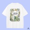 6931a091ccd8ab3d7af9463f High-End Quality Dior 2025 Fall Spring/Summer Collection Floral Short-Sleeve T-Shirt, Distinct from Regular Prints, Crafted in Custom-Woven 270G 32-Ne Double-Yarn Pure Cotton Fabric, Relaxed Fit Unisex Design
