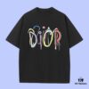6931a094ccd8ab3d7af9466c Dior 2025 Fall Spring-Summer Collection Typography Logo Short-Sleeve T-Shirt, Premium Quality, Woven 270G 32-Count Double-Yarn Pure Cotton Fabric, Relaxed Fit Unisex Design