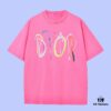 6931a094ccd8ab3d7af94675 High-End Quality Dior 2025 Fall Spring/Summer Collection Typography Logo Short-Sleeve T-Shirt, Woven 270G 32-Count Double-Yarn Pure Cotton Fabric (Distinct from Regular Printed Designs), Relaxed Fit Unisex Style