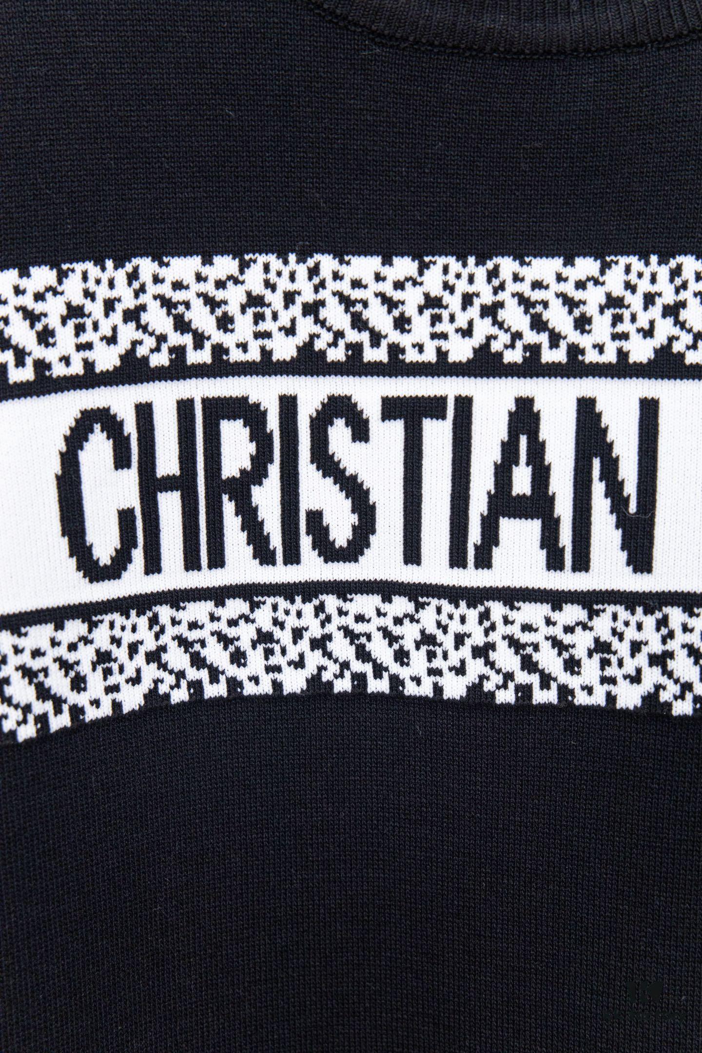6931a097ccd8ab3d7af946a8 Dior New Arrival Jacquard Knit Short-Sleeve Slim-Fit Stretch T-Shirt Unisex