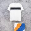 6931a097ccd8ab3d7af946af Dior New Arrival Jacquard Knit Short-Sleeve Slim-Fit Stretch T-Shirt Unisex