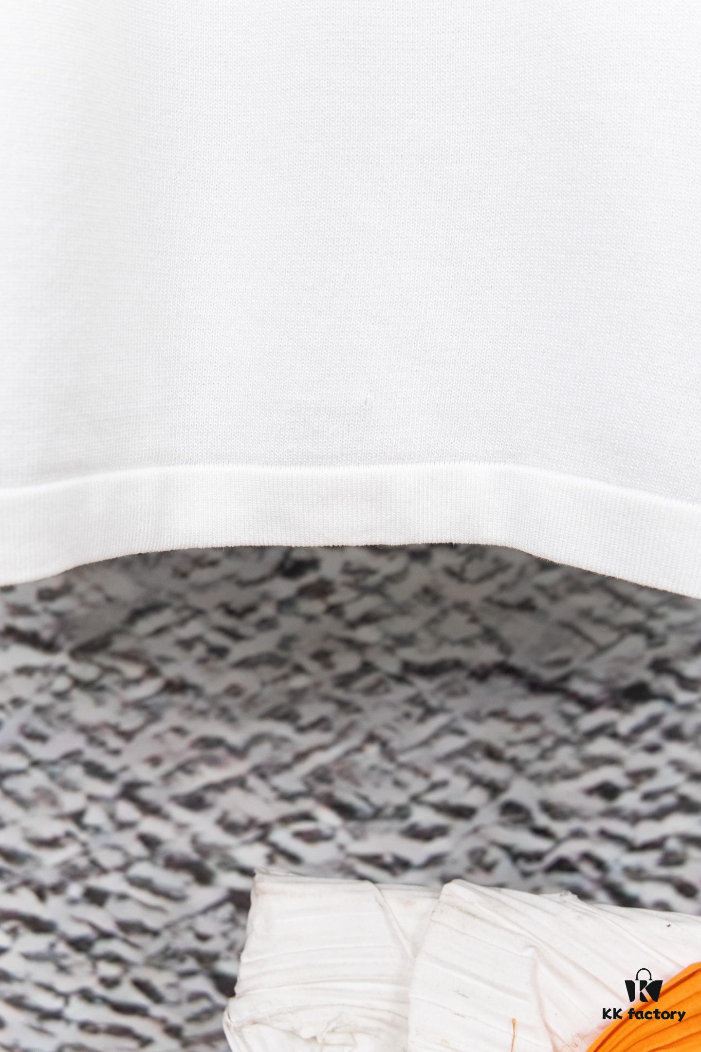 6931a097ccd8ab3d7af946b6 Dior New Arrival Jacquard Knit Short-Sleeve Slim-Fit Stretch T-Shirt Unisex