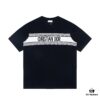 6931a097ccd8ab3d7af946b9 Dior New Arrival Jacquard Knit Short-Sleeve Slim-Fit Stretch T-Shirt Unisex