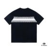 6931a098ccd8ab3d7af946ba Dior New Arrival Jacquard Knit Short-Sleeve Slim-Fit Stretch T-Shirt Unisex