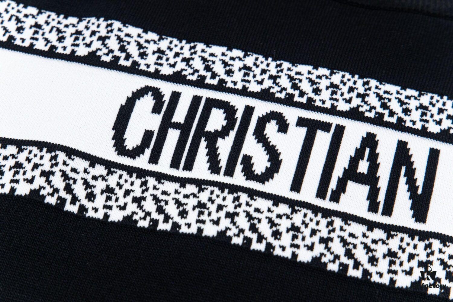 6931a098ccd8ab3d7af946bd Dior New Arrival Jacquard Knit Short-Sleeve Slim-Fit Stretch T-Shirt Unisex