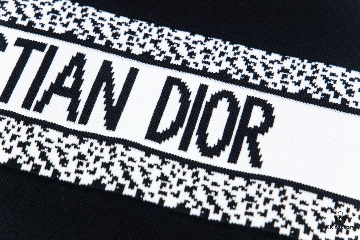 6931a098ccd8ab3d7af946be Dior New Arrival Jacquard Knit Short-Sleeve Slim-Fit Stretch T-Shirt Unisex
