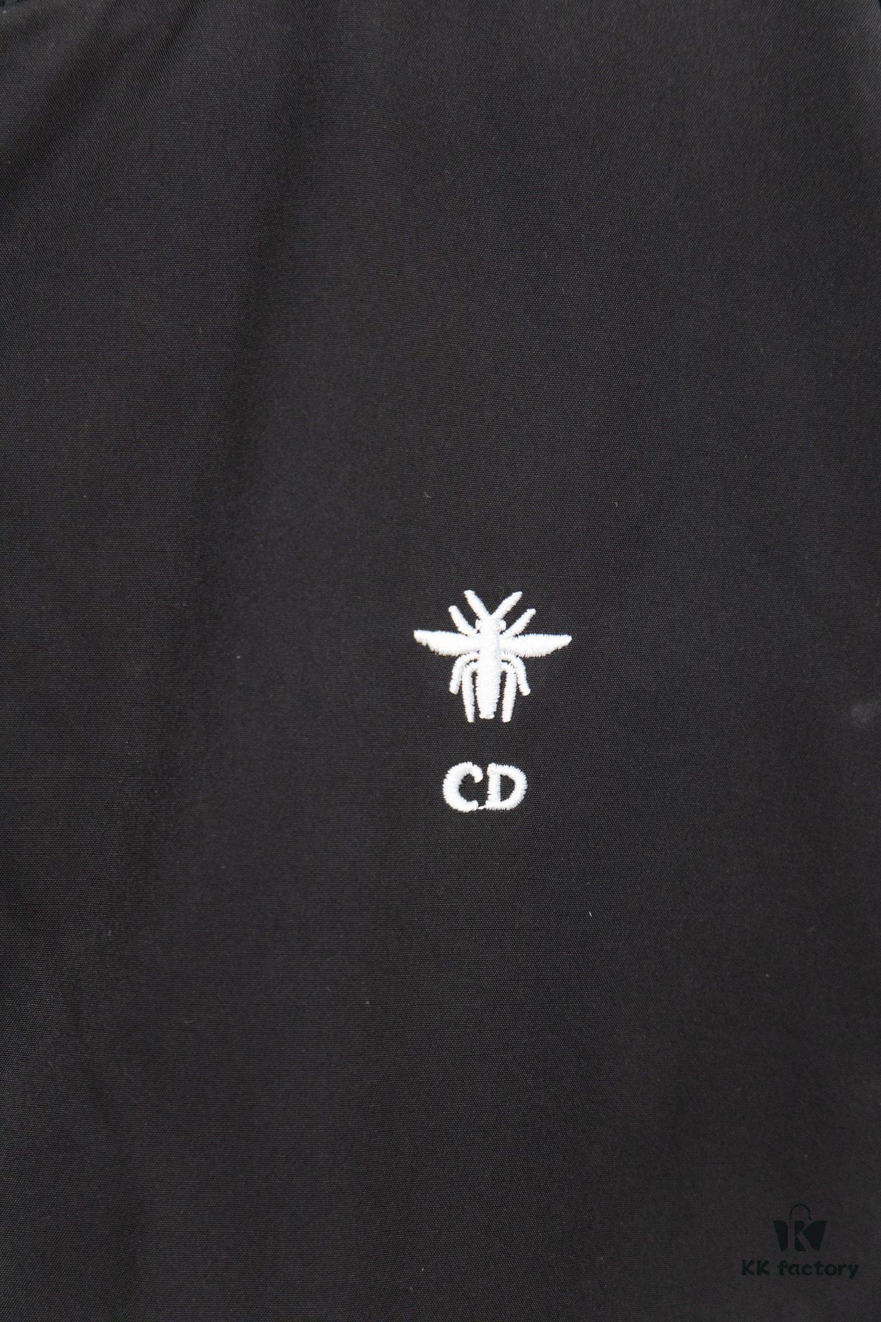 DIOR 2023 SS Embroidered Back Pilot Jacket Cotton Coat
