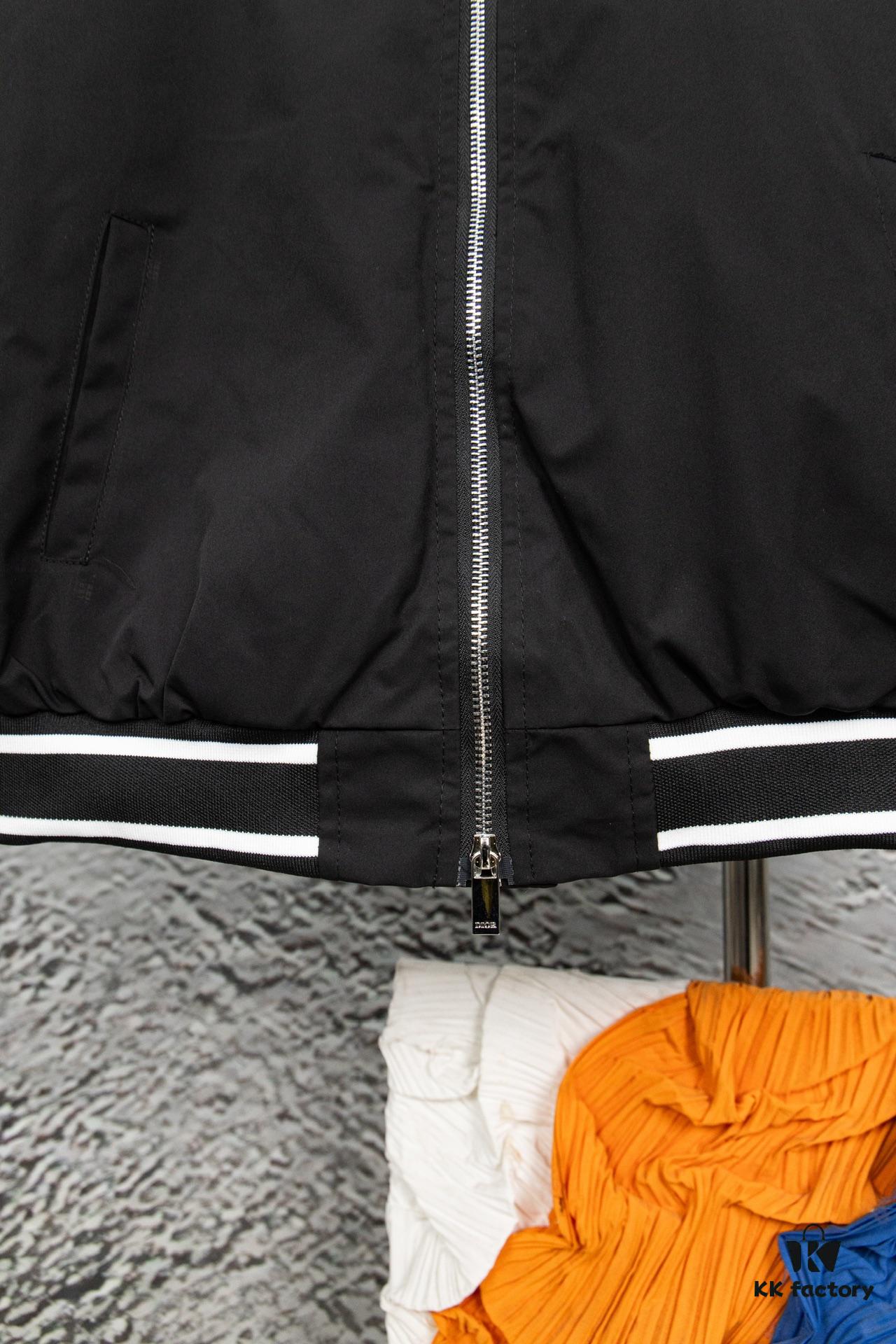 DIOR 2023 SS Embroidered Back Pilot Jacket Cotton Coat