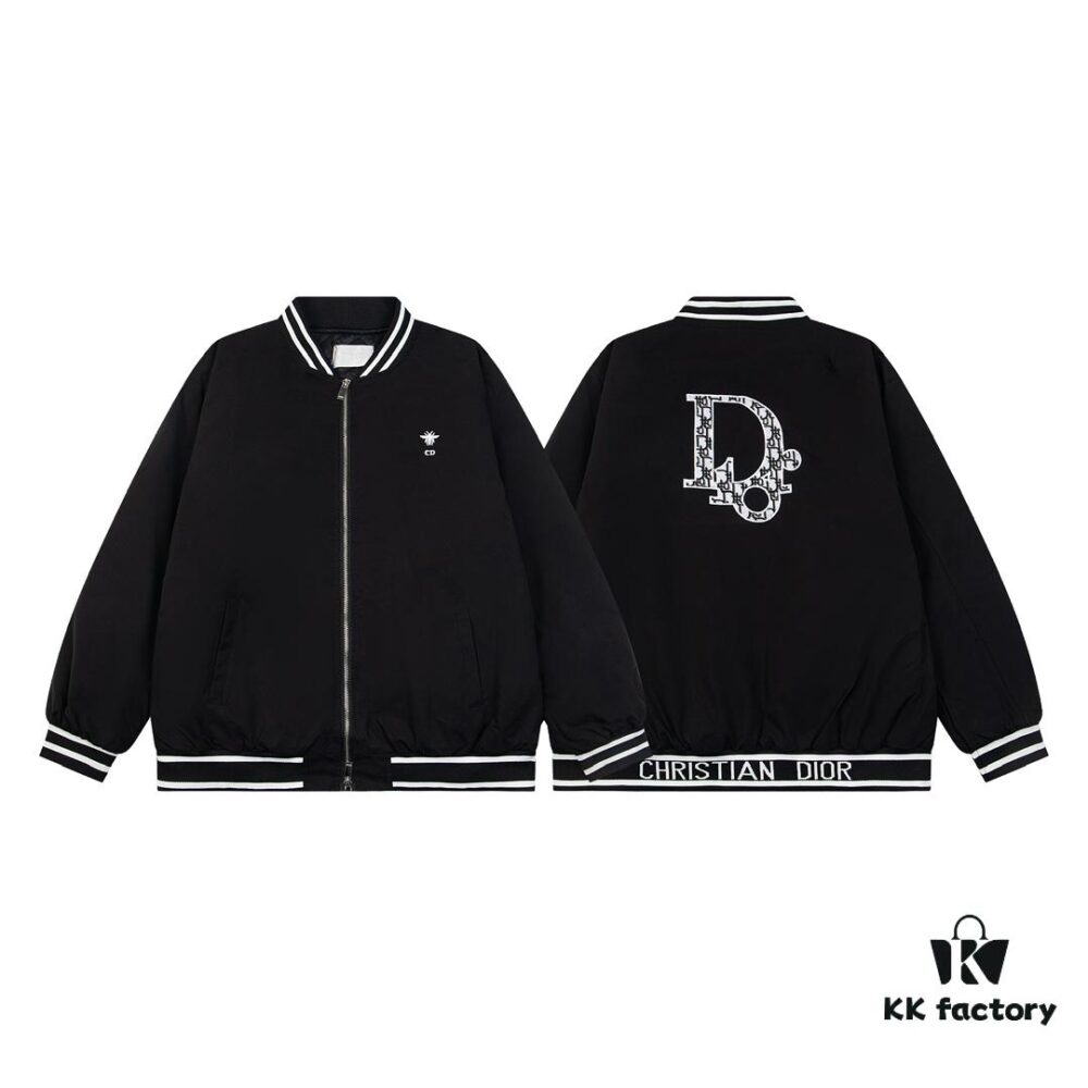 DIOR 2023SS Embroidered Back Pilot Jacket Cotton Coat