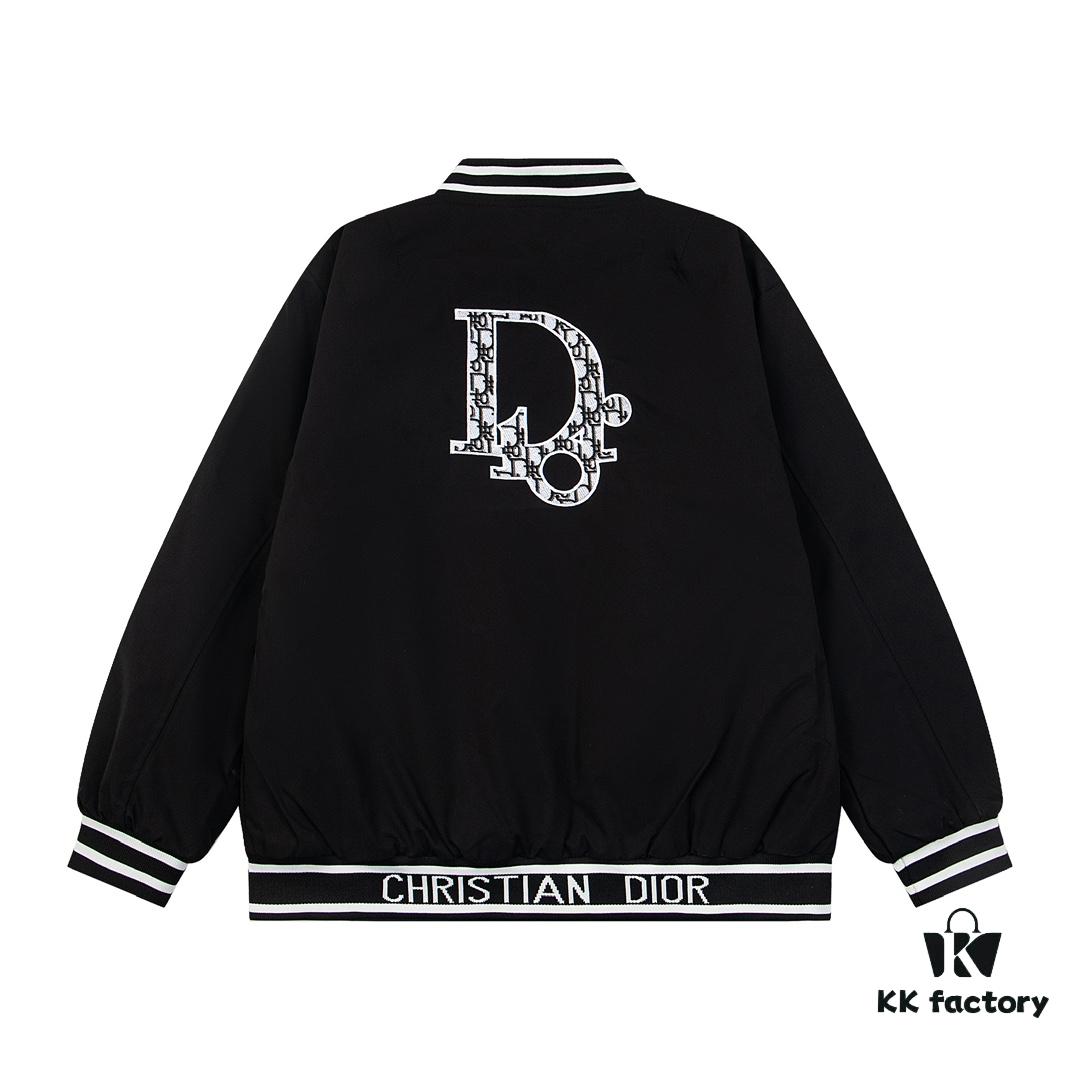 DIOR 2023SS Embroidered Back Pilot Jacket Cotton Coat