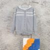 DIOR Cashmere Blend Reversible Logo Knit Coat