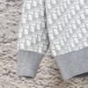 DIOR Knit Coat with Double-Faced Cashmere and Logo Pattern