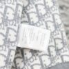 DIOR Knit Coat with Double-Faced Cashmere and Logo Pattern
