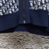 DIOR Knit Coat with Double-Faced Cashmere and Logo Jacquard