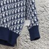 DIOR Knit Coat with Double-Faced Cashmere and Logo Jacquard