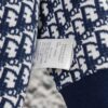 DIOR Knit Coat with Double-Faced Cashmere and Logo Jacquard