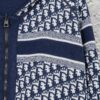 DIOR Knit Coat with Double-Faced Cashmere and Logo Jacquard