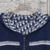 6931a09dccd8ab3d7af94727 DIOR Cashmere Blend Reversible Logo Knit Coat