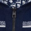 6931a09dccd8ab3d7af94728 DIOR Cashmere Blend Reversible Logo Knit Coat