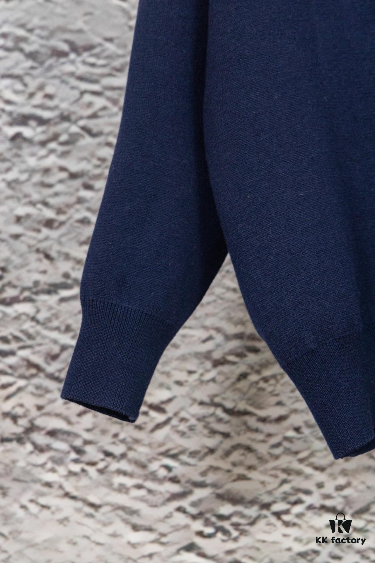 6931a09dccd8ab3d7af9472e DIOR Cashmere Blend Reversible Logo Knit Coat