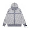 6931a09eccd8ab3d7af94740 DIOR Knit Coat with Reversible Cashmere and Logo Pattern
