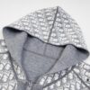 6931a09eccd8ab3d7af94742 DIOR Knit Coat with Reversible Cashmere and Logo Pattern