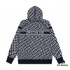 DIOR Knit Coat with Reversible Cashmere and Monogram Logo