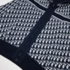 DIOR Knit Coat with Reversible Cashmere and Monogram Logo