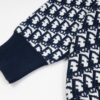 DIOR Knit Coat with Reversible Cashmere and Monogram Logo