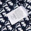 DIOR Knit Coat with Reversible Cashmere and Monogram Logo