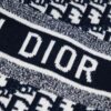 DIOR Knit Coat with Reversible Cashmere and Monogram Logo