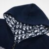 6931a09fccd8ab3d7af9475c DIOR Knit Coat with Reversible Cashmere and Logo Pattern