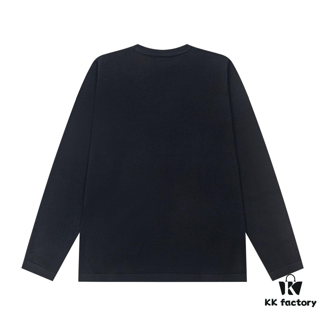 6931a0a1ccd8ab3d7af94776 DIOR Autumn-Winter New Arrival Letter Jacquard Crew Neck Sweater Unisex Stylish Pullover