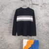 Dior DIOR New 2024 Jacquard Knit Long Sleeve Sweater Unisex, Classic Elastic Slim-Fit Short Sleeve T-Shirt, Exquisitely Crafted, Smooth and Breathable Fabric, High-End Soft Touch, Lightweight and Comfortable