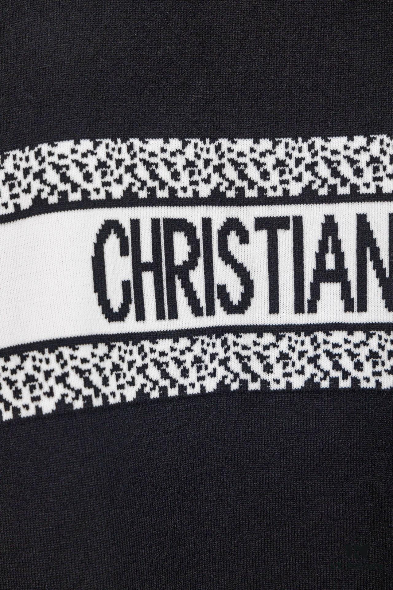 Dior DIOR New 2024 Jacquard Knit Long Sleeve Sweater Unisex, Classic Elastic Slim-Fit Short Sleeve T-Shirt, Exquisitely Crafted, Smooth and Breathable Fabric, High-End Soft Touch, Lightweight and Comfortable