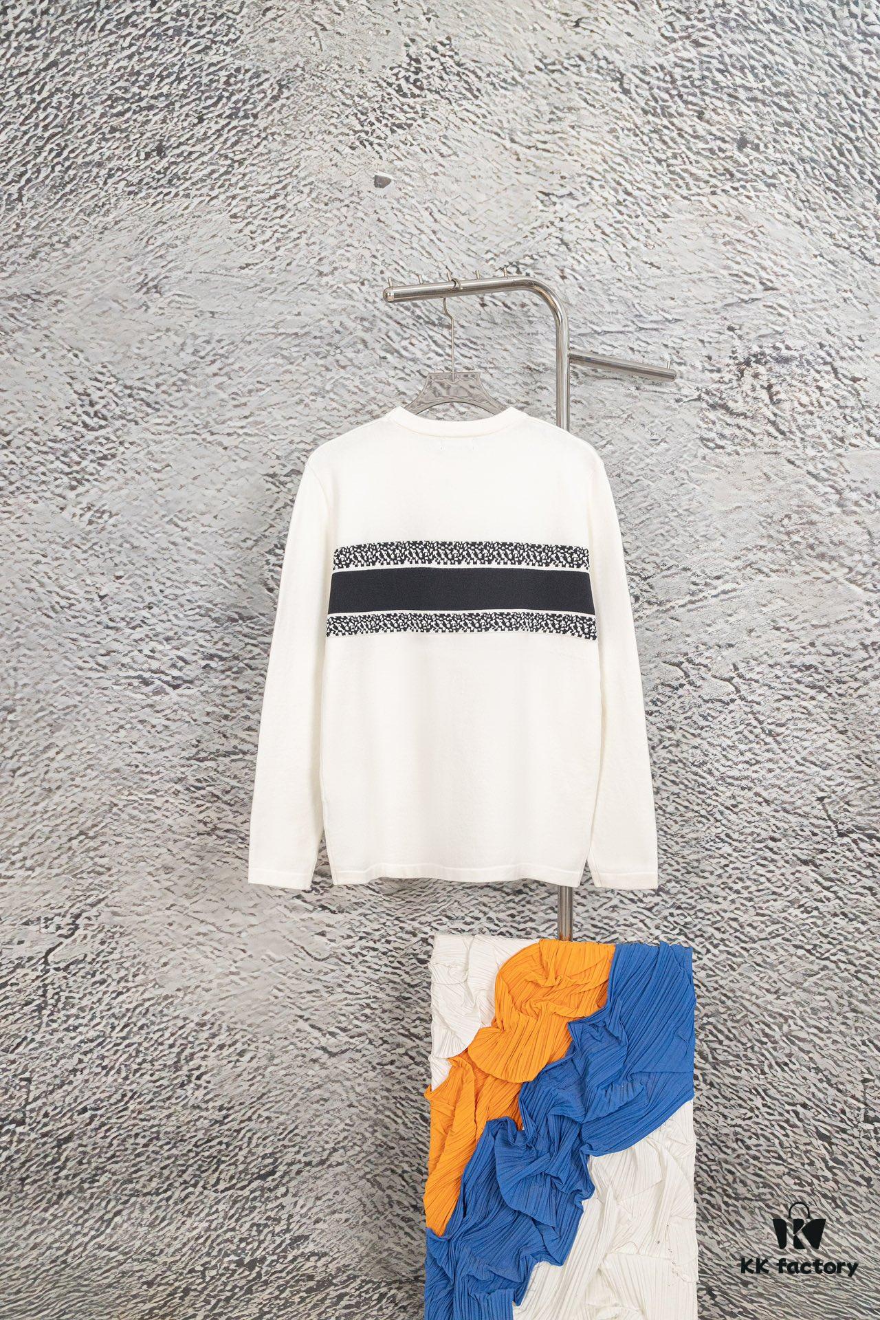 6931a0a2ccd8ab3d7af9478d Dior 2024 New Arrival Jacquard Knit Long Sleeve Sweater Unisex, Classic Elastic Slim-Fit T-Shirt Short Sleeve, Exquisitely Crafted, Smooth and Breathable Fabric, High-Quality Fine-Knit Stretch Material, Lightweight and Comfortable