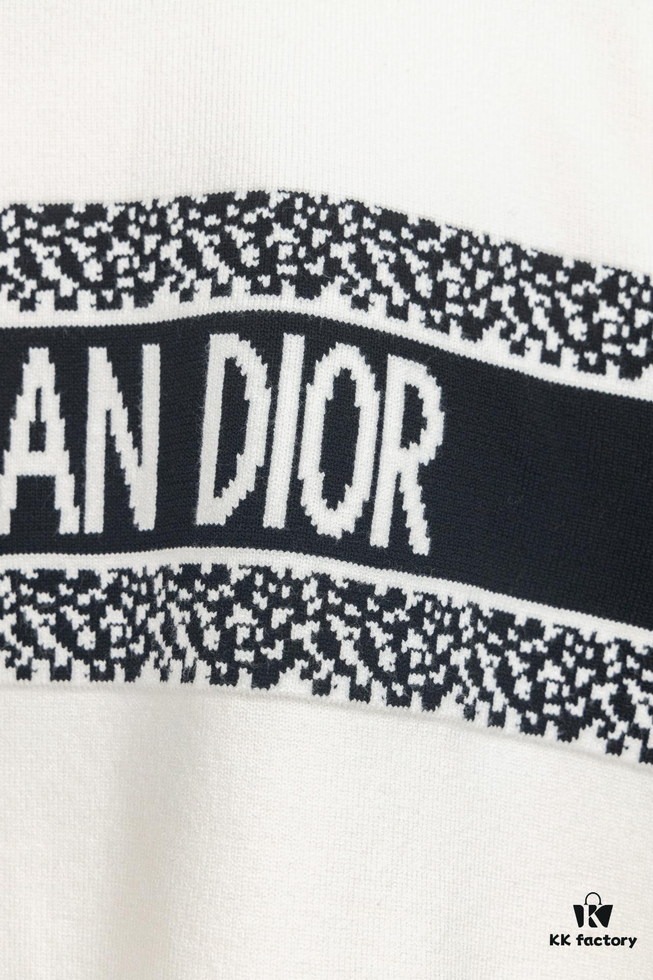 6931a0a2ccd8ab3d7af94790 Dior 2024 New Arrival Jacquard Knit Long Sleeve Sweater Unisex, Classic Elastic Slim-Fit T-Shirt Short Sleeve, Exquisitely Crafted, Smooth and Breathable Fabric, High-Quality Fine-Knit Stretch Material, Lightweight and Comfortable