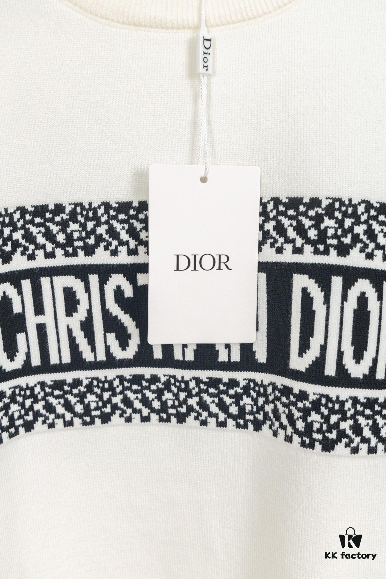 6931a0a2ccd8ab3d7af94793 Dior 2024 New Arrival Jacquard Knit Long Sleeve Sweater Unisex, Classic Elastic Slim-Fit T-Shirt Short Sleeve, Exquisitely Crafted, Smooth and Breathable Fabric, High-Quality Fine-Knit Stretch Material, Lightweight and Comfortable