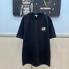 6931a0a3ccd8ab3d7af947a9 LOEWE Craftsmanship Color-Block Embroidered Round Neck Short Sleeve T-Shirt, Made from 300g Pure Cotton Double-Yarn Fabric, Soft and Comfortable to Wear, Featuring a Chest Color-Block Embroidered Letter Logo