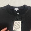 6931a0a4ccd8ab3d7af947ae LOEWE Craftsmanship Color-Block Embroidered Round Neck Short Sleeve T-Shirt, Made from 300g Pure Cotton Double-Yarn Fabric, Soft and Comfortable to Wear, Featuring a Chest Color-Block Embroidered Letter Logo