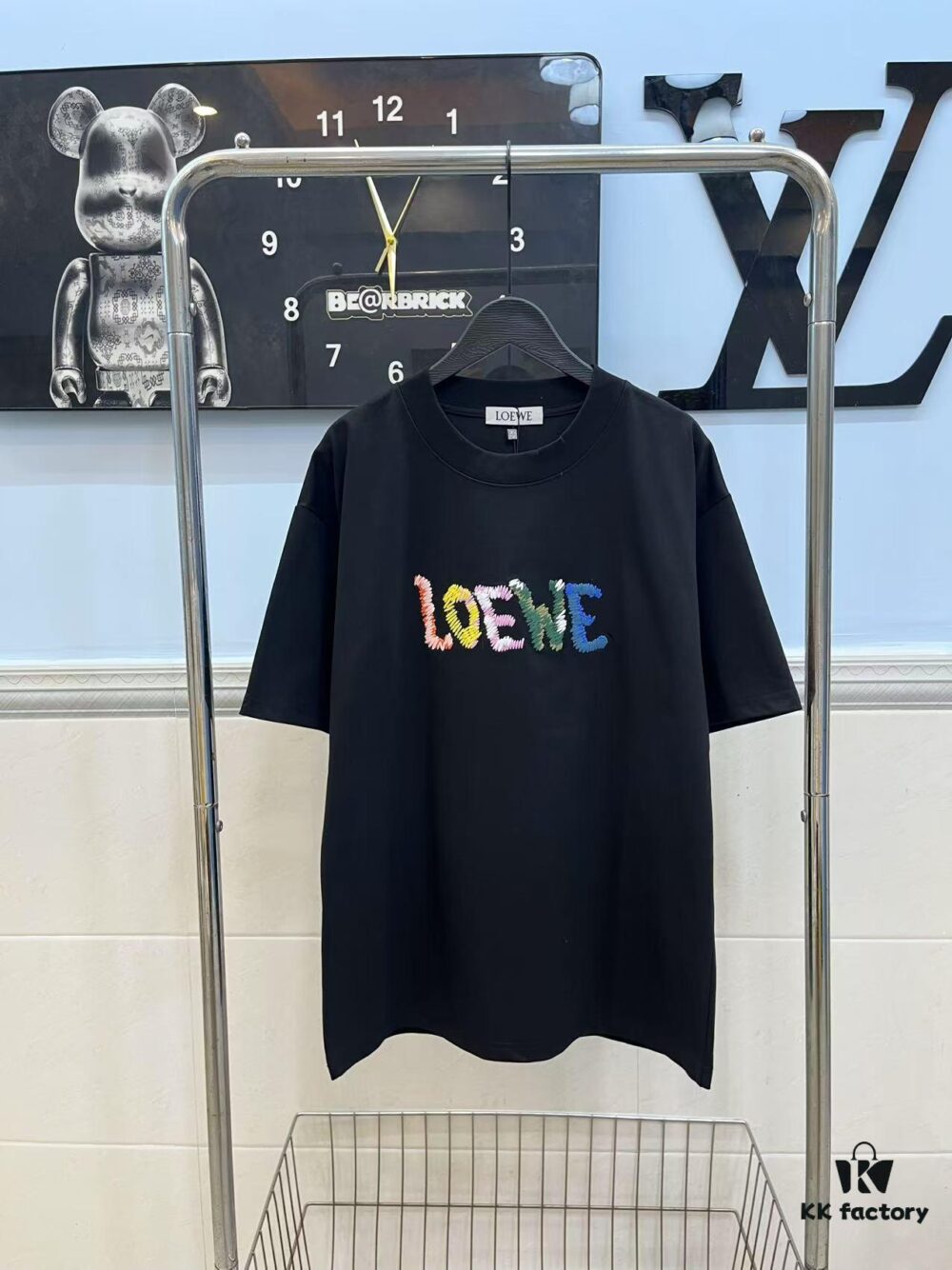 6931a0a4ccd8ab3d7af947b2 LOEWE New Arrival Towel Embroidery T-Shirt, High-Quality 280g Double-Yarn Cotton Fabric, Soft and Comfortable Wear, Heavyweight Smooth Cotton Washed Feel, Premium Front Letter Towel Embroidery with Special Craftsmanship, Custom Dyeing, Full Branding, Not Ordinary Market Version
